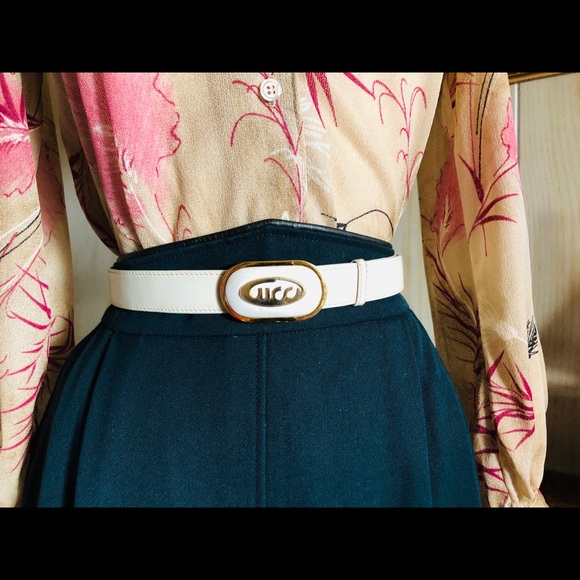 Gucci Accessories - 1979 Gucci • Vintage Brass & Leather Belt